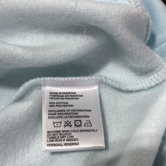 Pacific & Co. Oversized Sweatshirt,pullover,pastel bunnies,rib cuff/waist,fleece - Picture 10 of 12